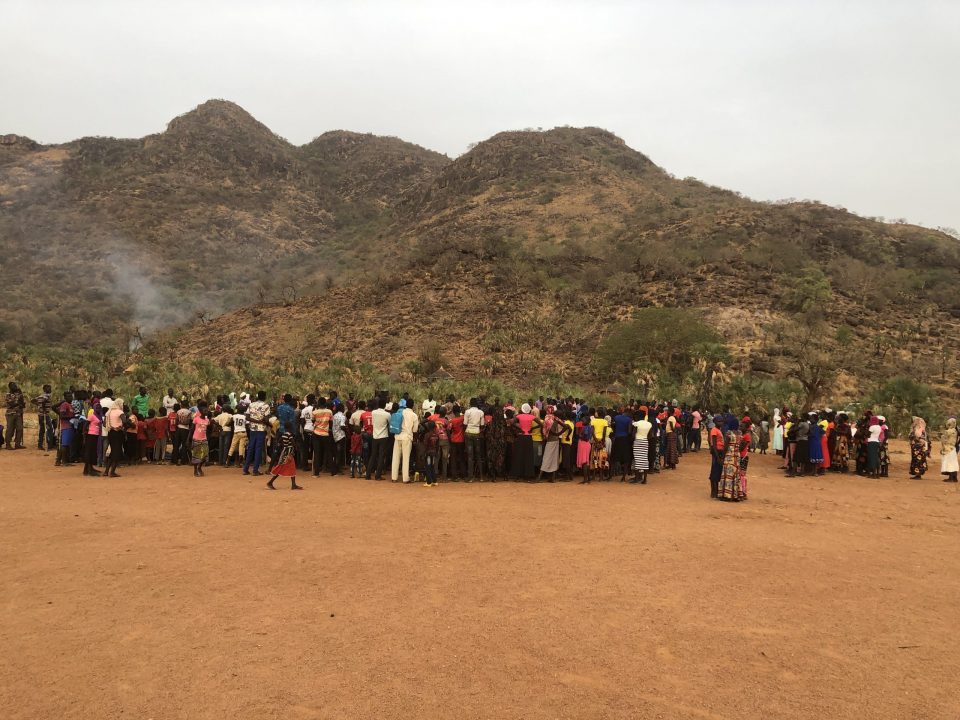 Worship service in the Nuba Mountains